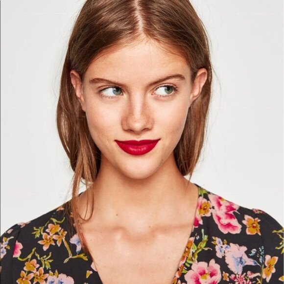 NWT ZARA Trafaluc Collection Floral Jumpsuit Small - Picture 7 of 9